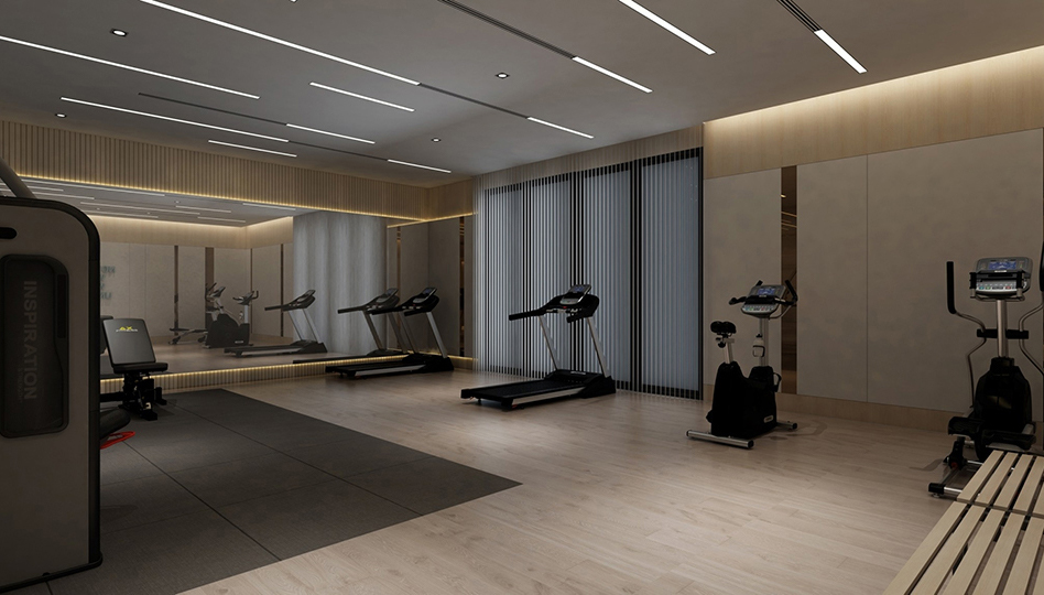 3D 空間模擬圖-樂活健身房